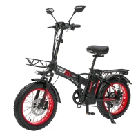 Электровелосипед Minako F10 PRO 20 Ah красный 